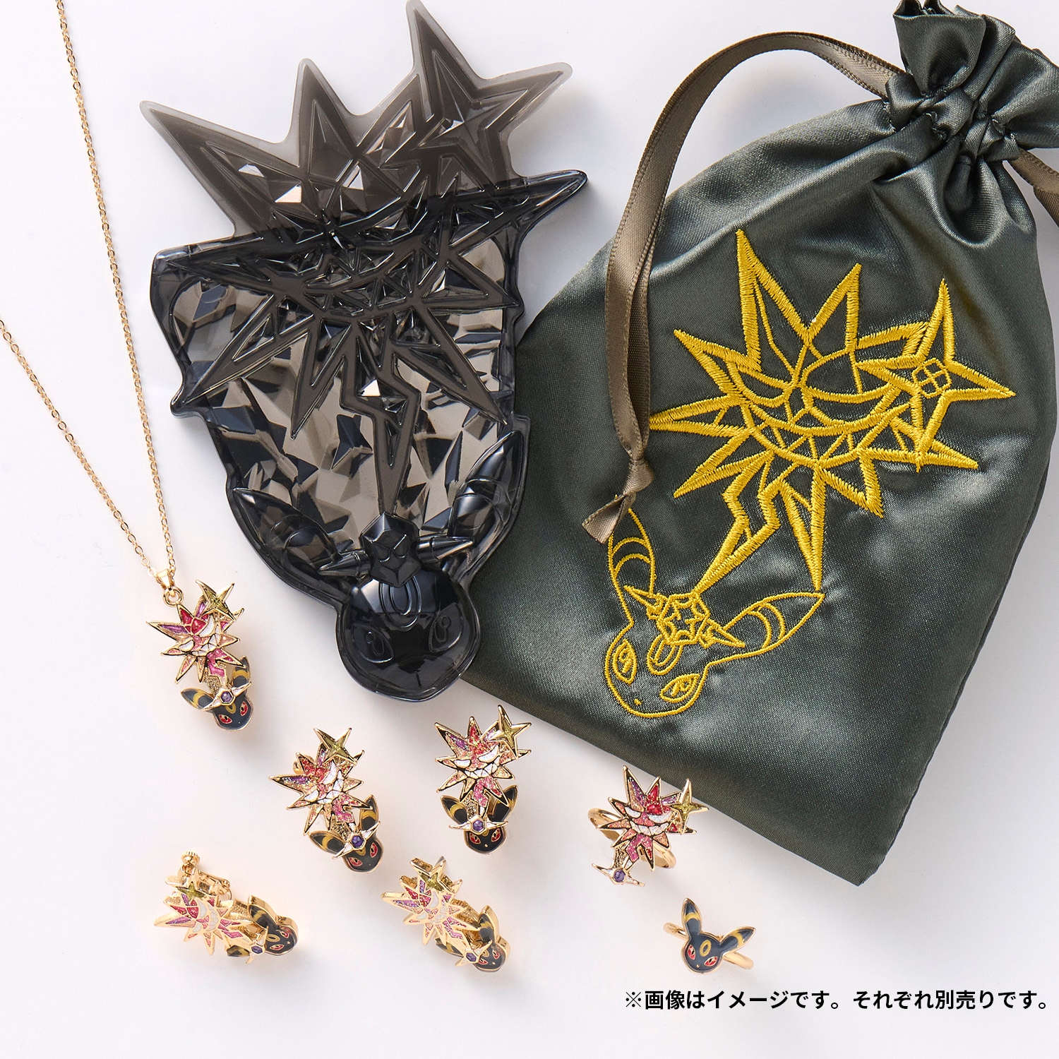 Pokémon accessory イヤリング あくテラスタルブラッキー