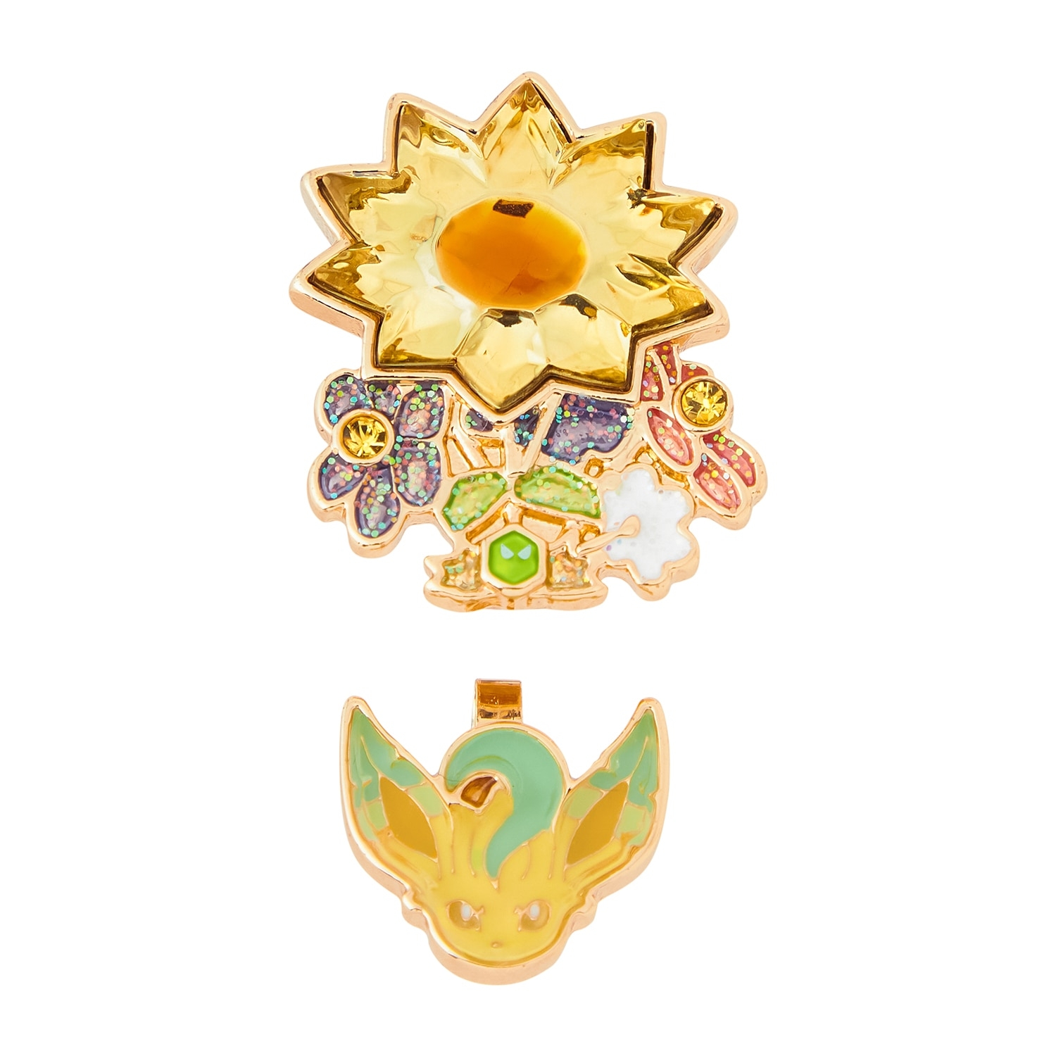 Pokémon accessory イヤリング くさテラスタルリーフィア