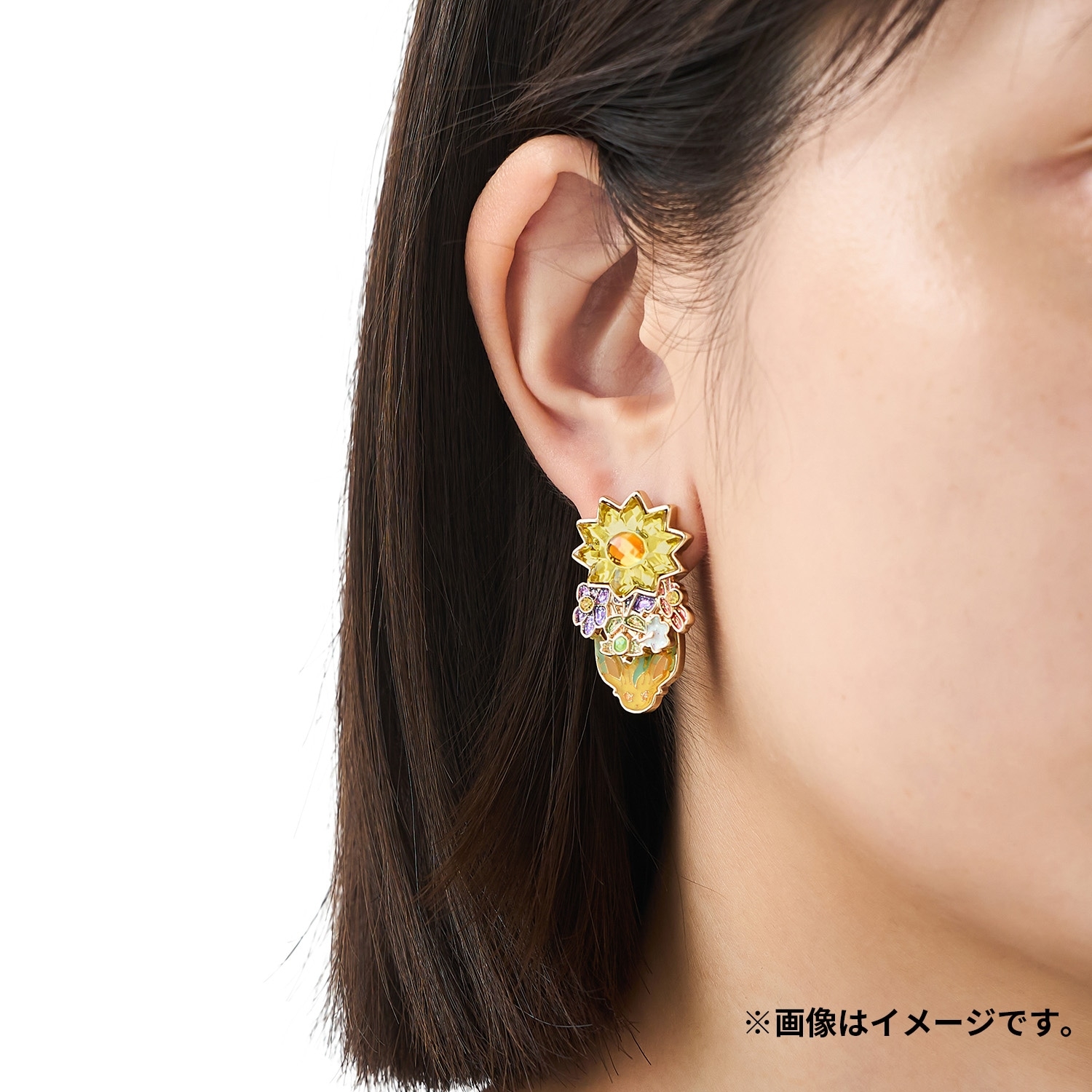 Pokémon accessory イヤリング くさテラスタルリーフィア