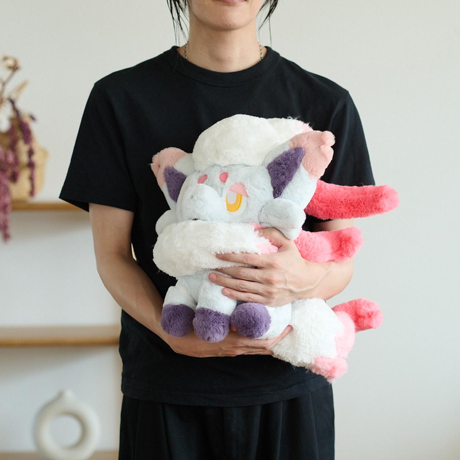 ふわふわ抱きぬいぐるみ ヒスイゾロア