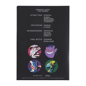A4クリアファイル ２枚セット Midnight Agent -the cinema-