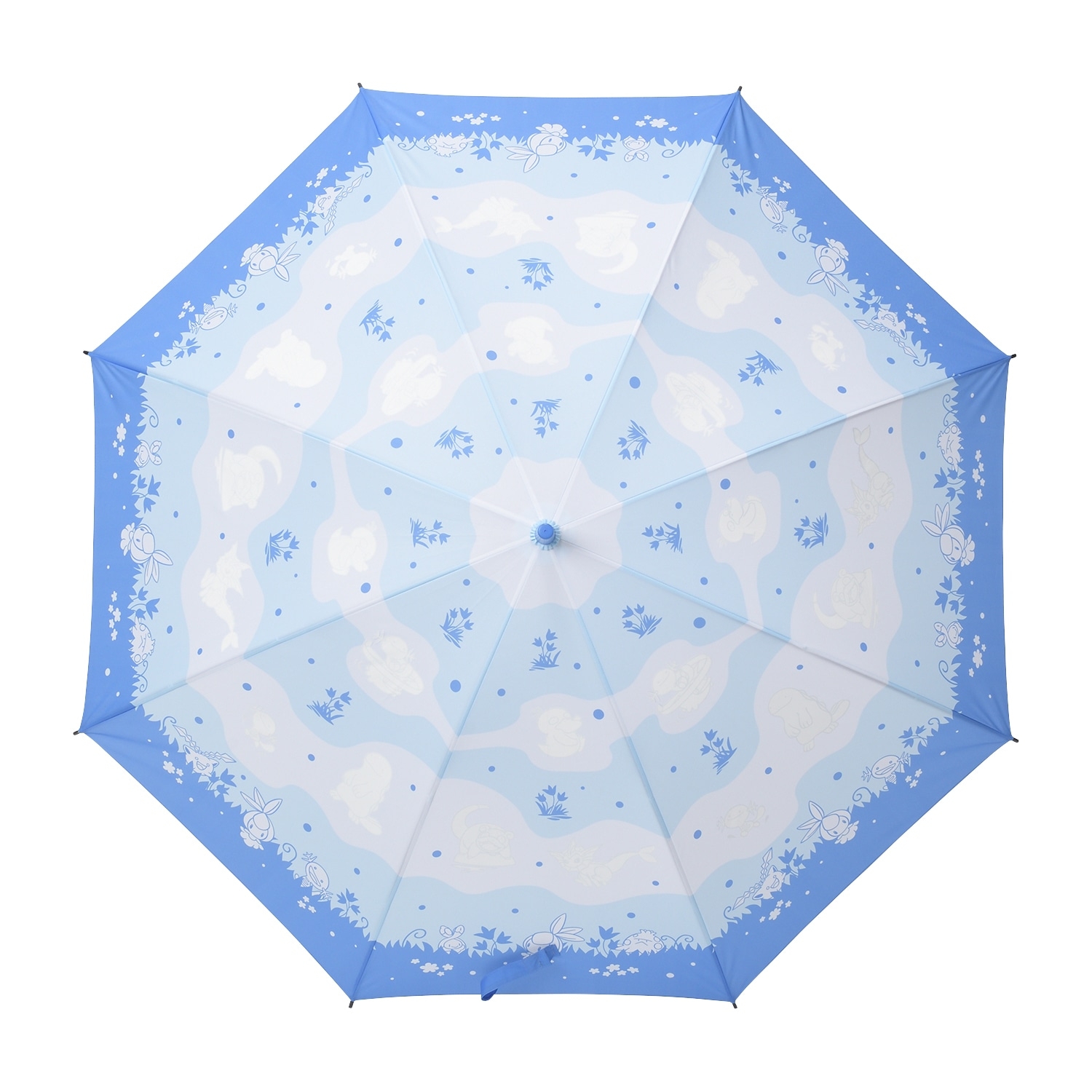 カラーチェンジ傘 雨の日のポケモンたち 65cm