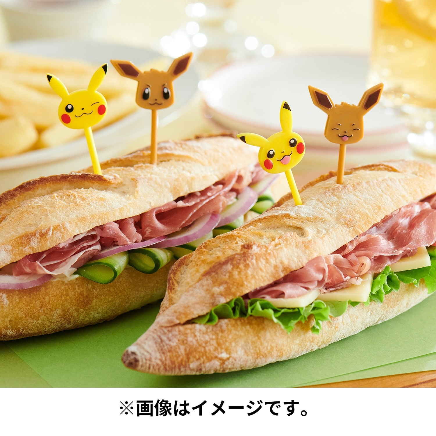 ランチピック ピカチュウ＆イーブイ