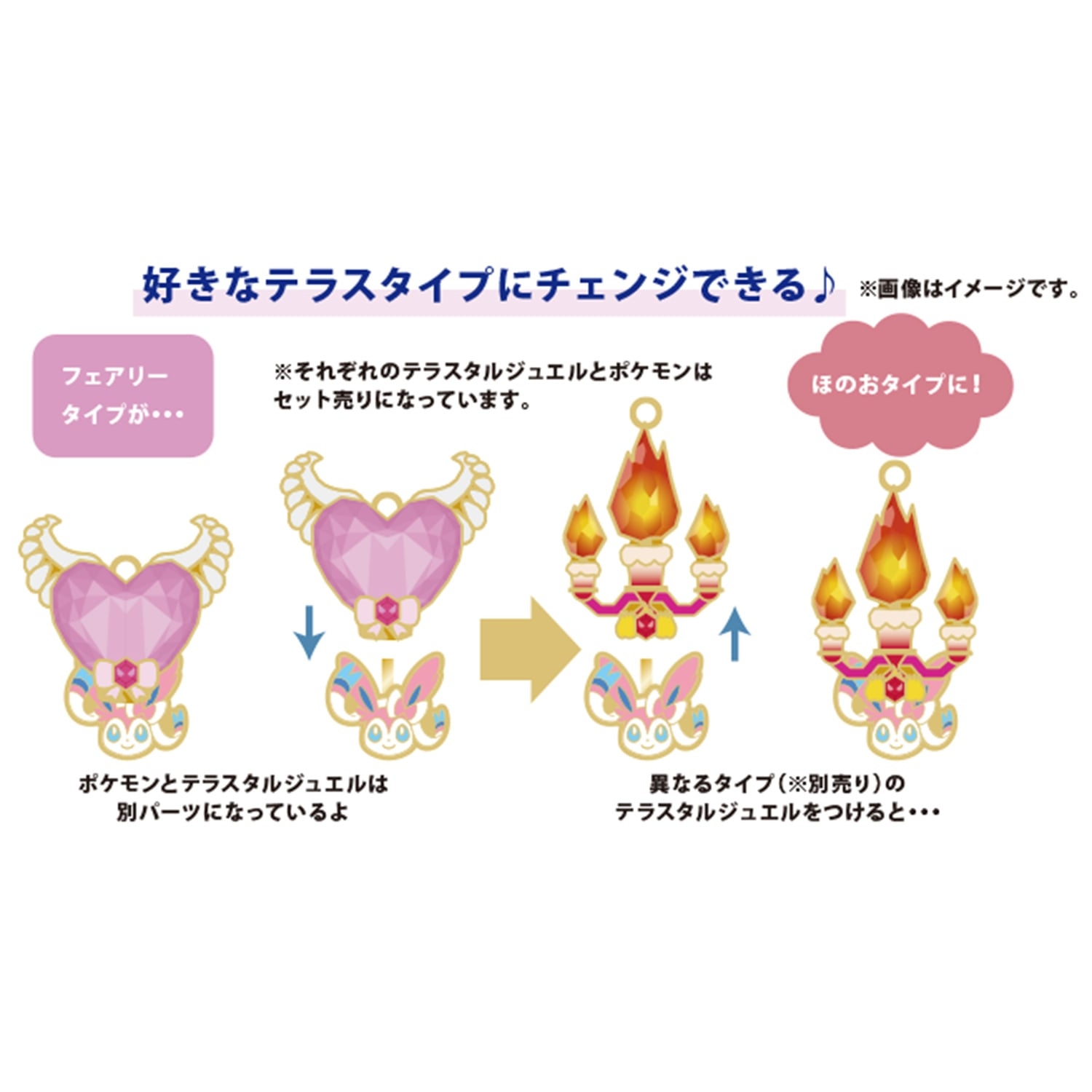 Pokémon accessory ネックレス こおりテラスタルグレイシア