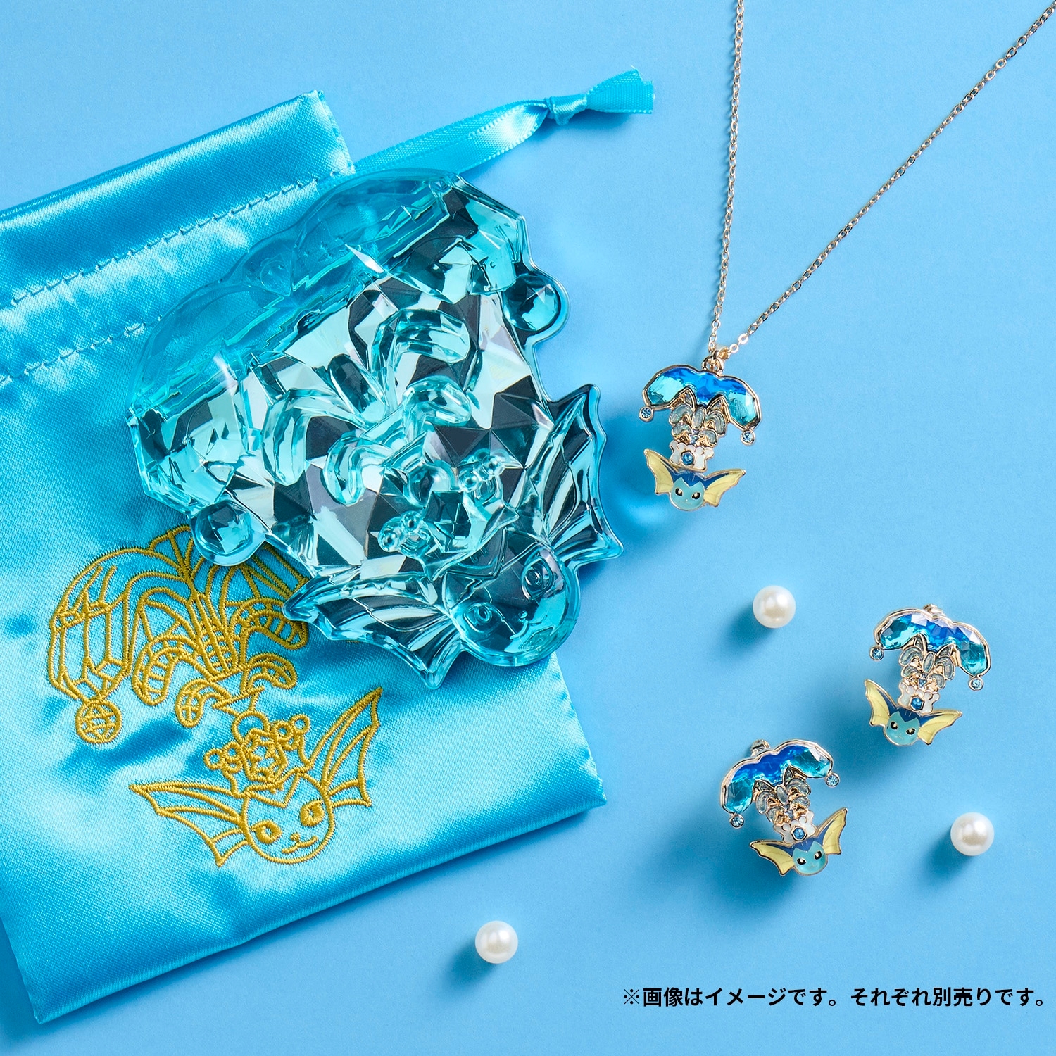 Pokémon accessory ダイカットキラキラミラー みずテラスタルシャワーズ