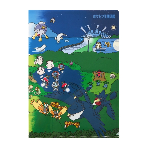 A4クリアファイル ポケモン生態図鑑 生活リズム