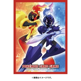 ポケモンカードゲーム デッキシールド プレミアム・マット グレンアルマ&ソウブレイズ
