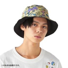 リバーシブルバケットハット 逃 メタモン