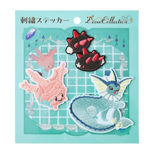 刺繍ステッカー Eevee Collection シャワーズ