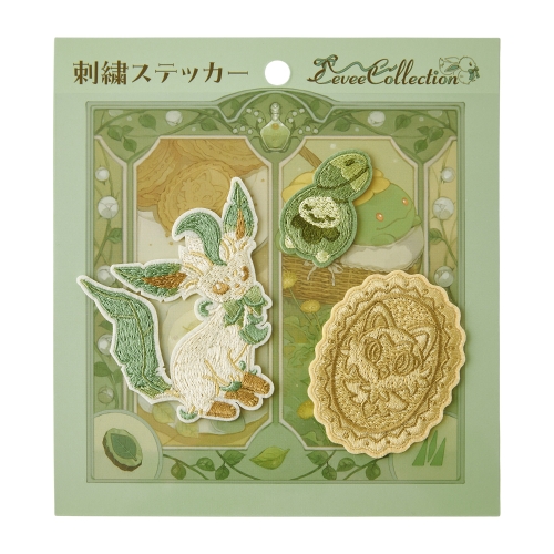 刺繍ステッカー Eevee Collection リーフィア