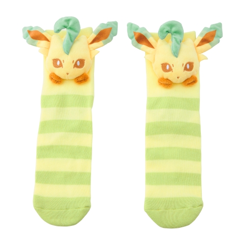 マスコット付きミドルソックス リーフィア (25-29cm)