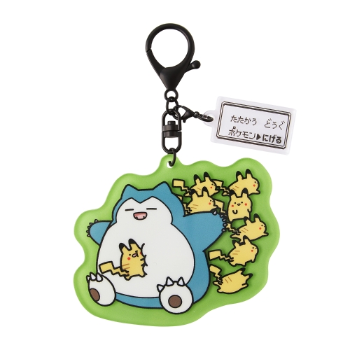 アクリルキーホルダー 逃 ピカチュウ カビゴン