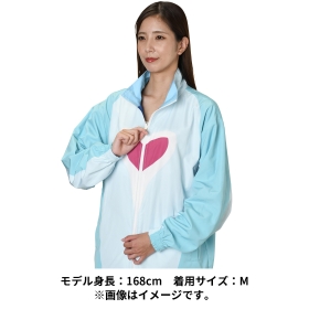 リバーシブルウィンドジャケット What’s your charm point? イルカマン M/L