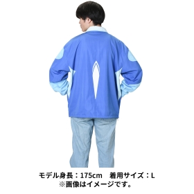 リバーシブルウィンドジャケット What’s your charm point? イルカマン M/L