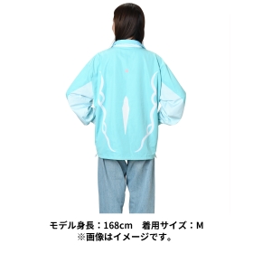リバーシブルウィンドジャケット What’s your charm point? イルカマン M/L