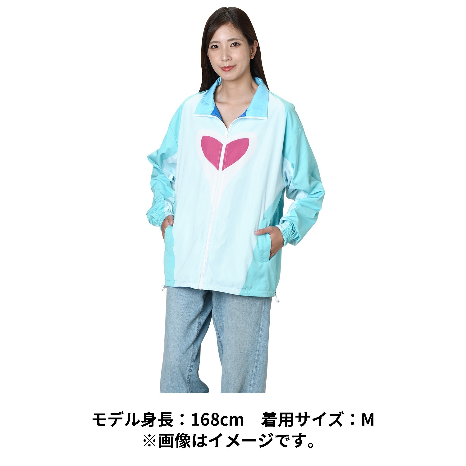 リバーシブルウィンドジャケット What&rsquo;s your charm point? イルカマン M/L