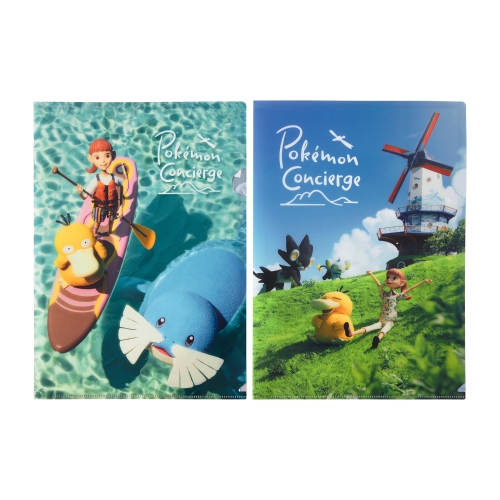 A4クリアファイル2枚セット ポケモンコンシェルジュ
