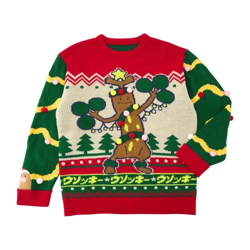 クリスマスセーター Pokémon Holiday Blessings ウソッキー M/L
