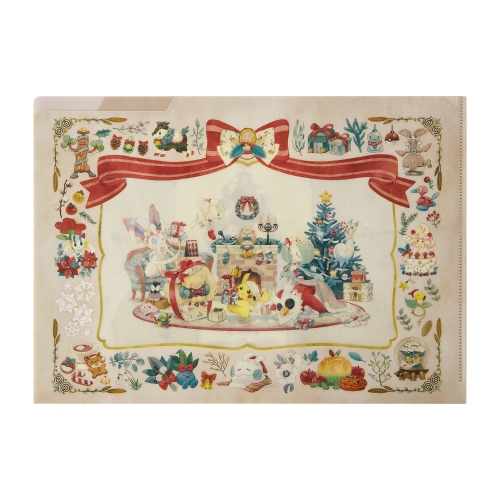 A4クリアファイル Pokémon Holiday Blessings