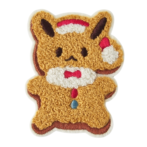 もこもこ刺繍ステッカー Pokémon Holiday Blessings イーブイ風クッキー