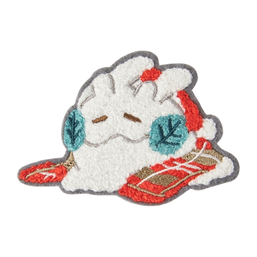 もこもこ刺繍ステッカー Pokémon Holiday Blessings ヌメラゆきだるま