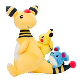 ぬいぐるみ デンリュウとピカチュウとマリル ポケモンセンタートウキョーベイR