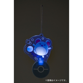 光る!アクリルチャーム マリル ポケモンセンタートウキョーベイR
