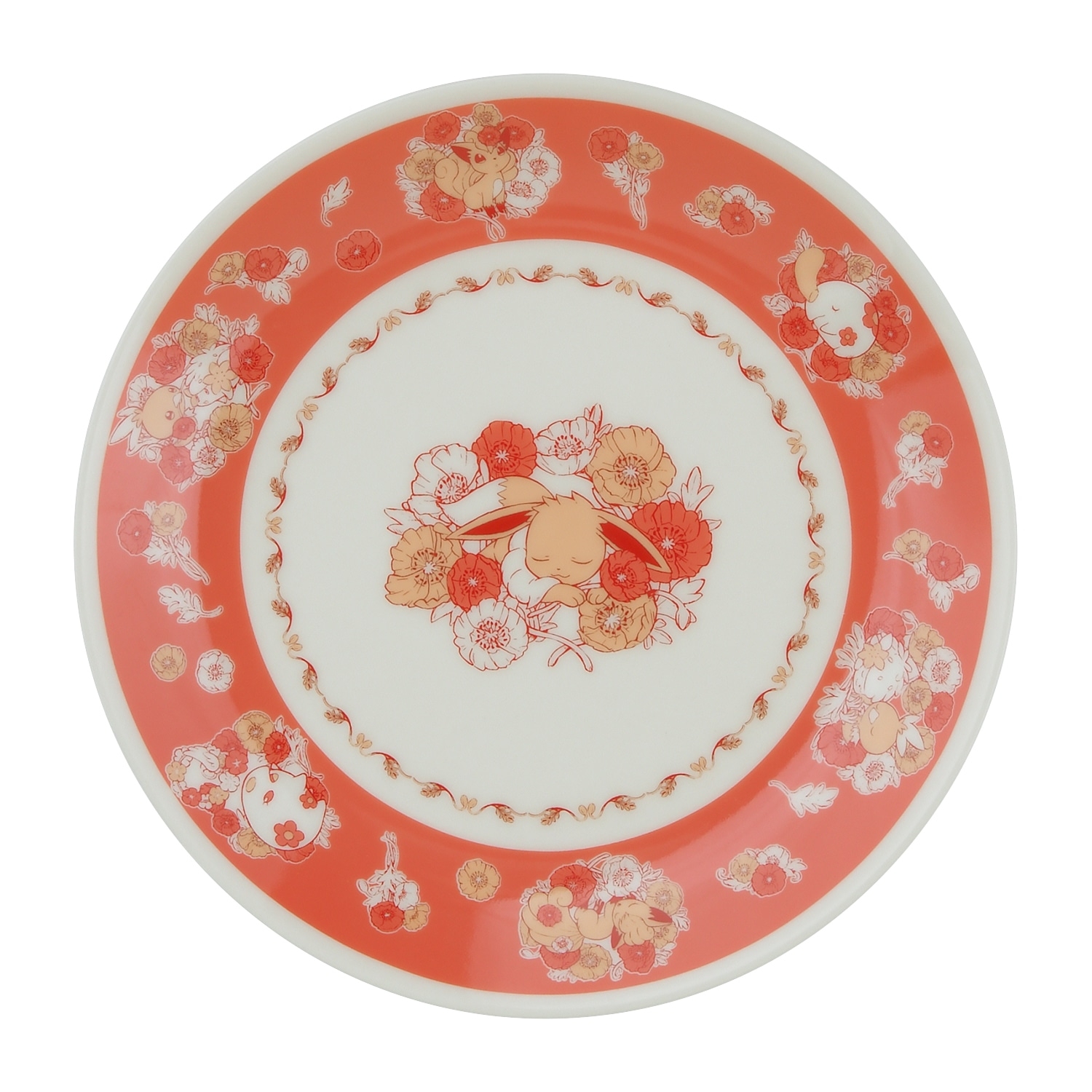プレート Fleur de Coquelicot