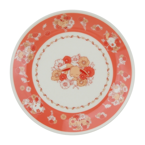 プレート Fleur de Coquelicot
