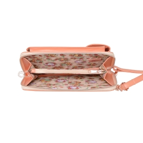 お財布機能付きスマホショルダー Fleur de Coquelicot