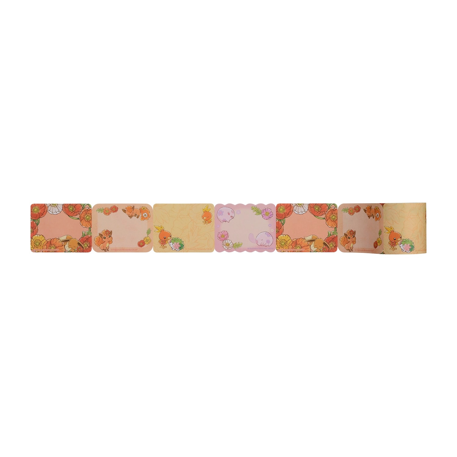 ロールふせん Fleur de Coquelicot