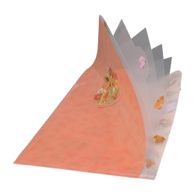 A4クリアファイル5ポケット Fleur de Coquelicot