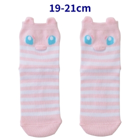 【選べる】ミドルソックス 立体 ミュウ (19-21cm)／ (23-25cm)
