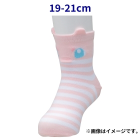 【選べる】ミドルソックス 立体 ミュウ (19-21cm)／ (23-25cm)
