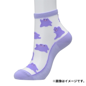 【選べる】ミドルソックス シースルー メタモン (23-24cm)