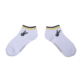【選べる】ショートソックス ライン入り BK (23-25cm)／ (25-27cm)