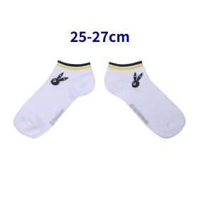 【選べる】ショートソックス ライン入り BK (23-25cm)／ (25-27cm)