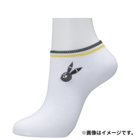 【選べる】ショートソックス ライン入り BK (23-25cm)／ (25-27cm)