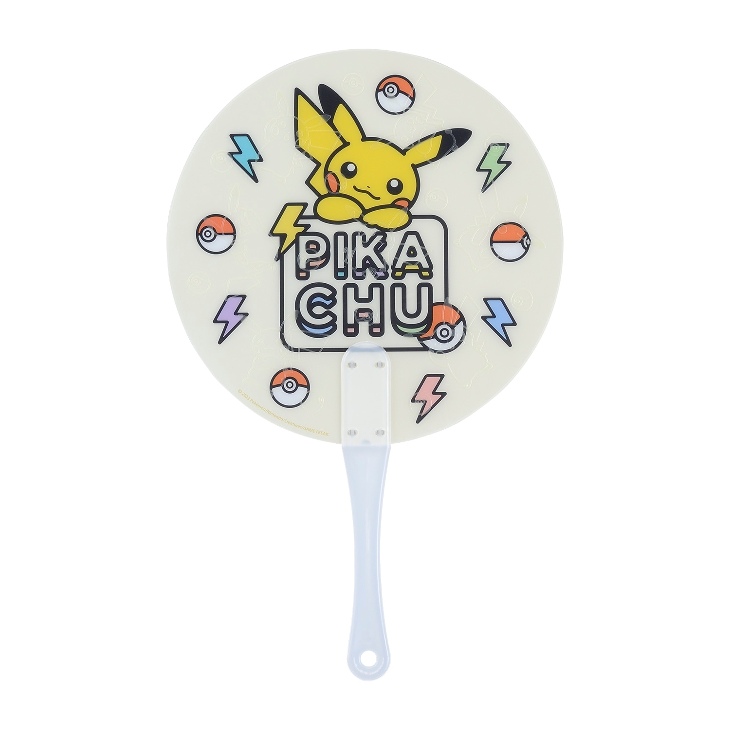 暗闇で光るうちわ PIKACHU
