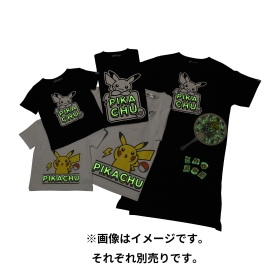 暗闇で光るうちわ PIKACHU
