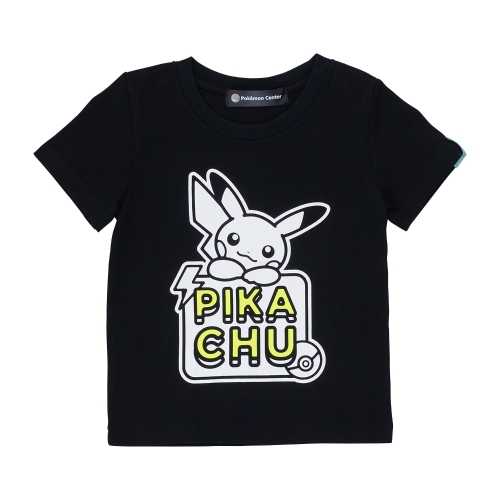 Tシャツ PIKACHU Black 110/130