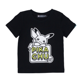 Tシャツ PIKACHU Black 110/130