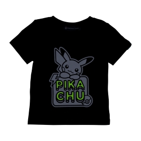 Tシャツ PIKACHU Black 110/130