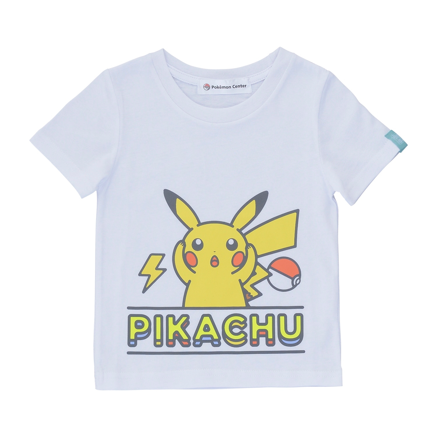 Tシャツ PIKACHU White 110/130