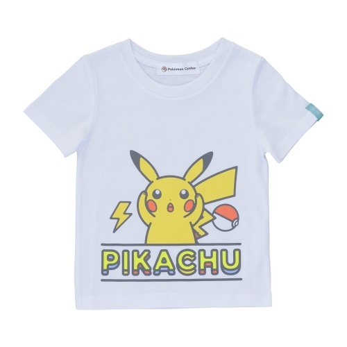 Tシャツ PIKACHU White 110/130