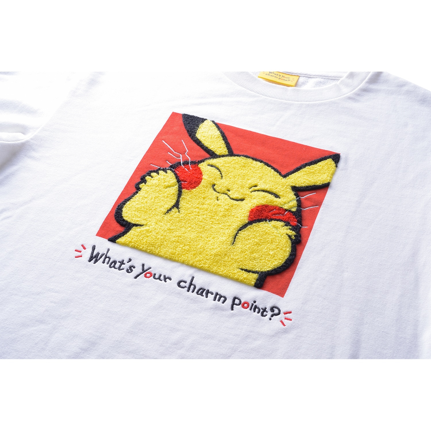 スウェット What’s your charm point? ピカチュウ Free