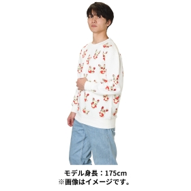 スウェット What’s your charm point? パッチール Free
