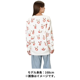 スウェット What’s your charm point? パッチール Free