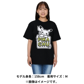 Tシャツ PIKACHU Black S/M/L/XL