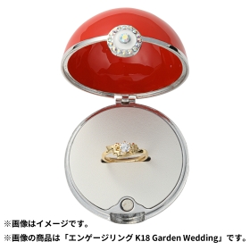 【受注生産】エンゲージリング K18 Pokémon Garden Wedding